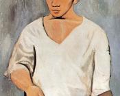 巴勃罗毕加索 - 手持调色板的自画像